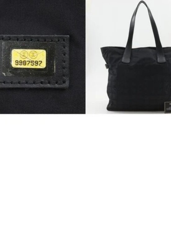 CHANEL New Travel Line Tote GM Tote Bag A15825 black Nylon canvas Women main image 8